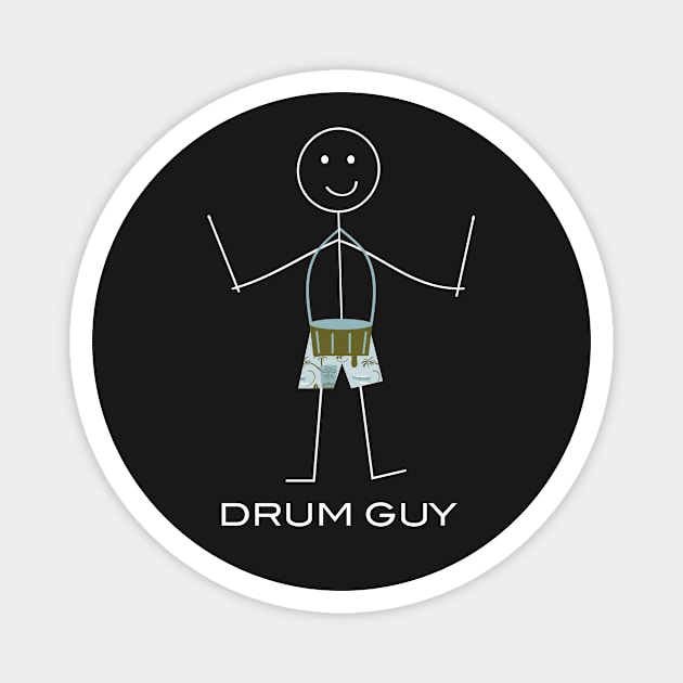 Funny Mens Snare Drum Design Magnet by whyitsme